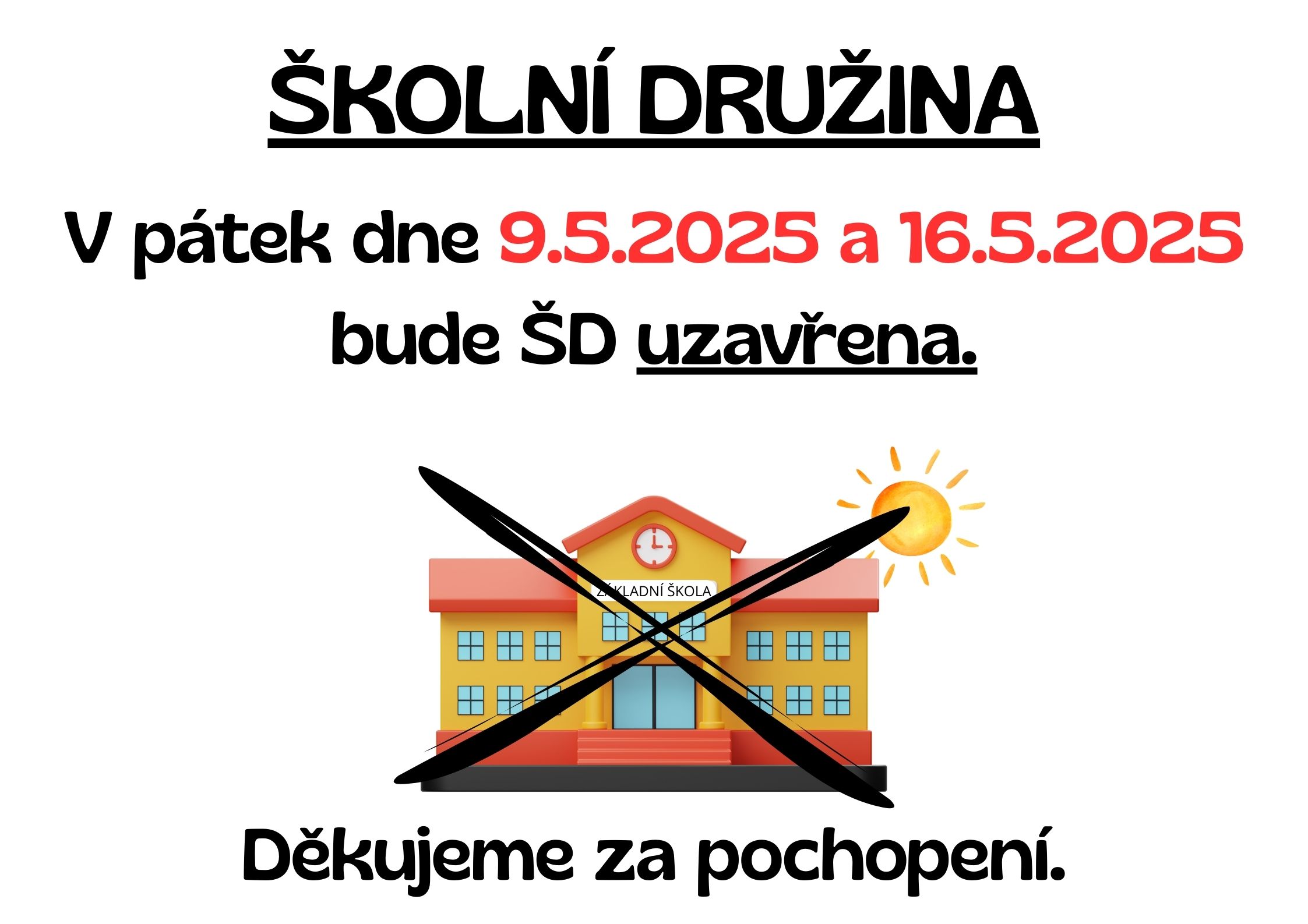 Změna provozní doby
