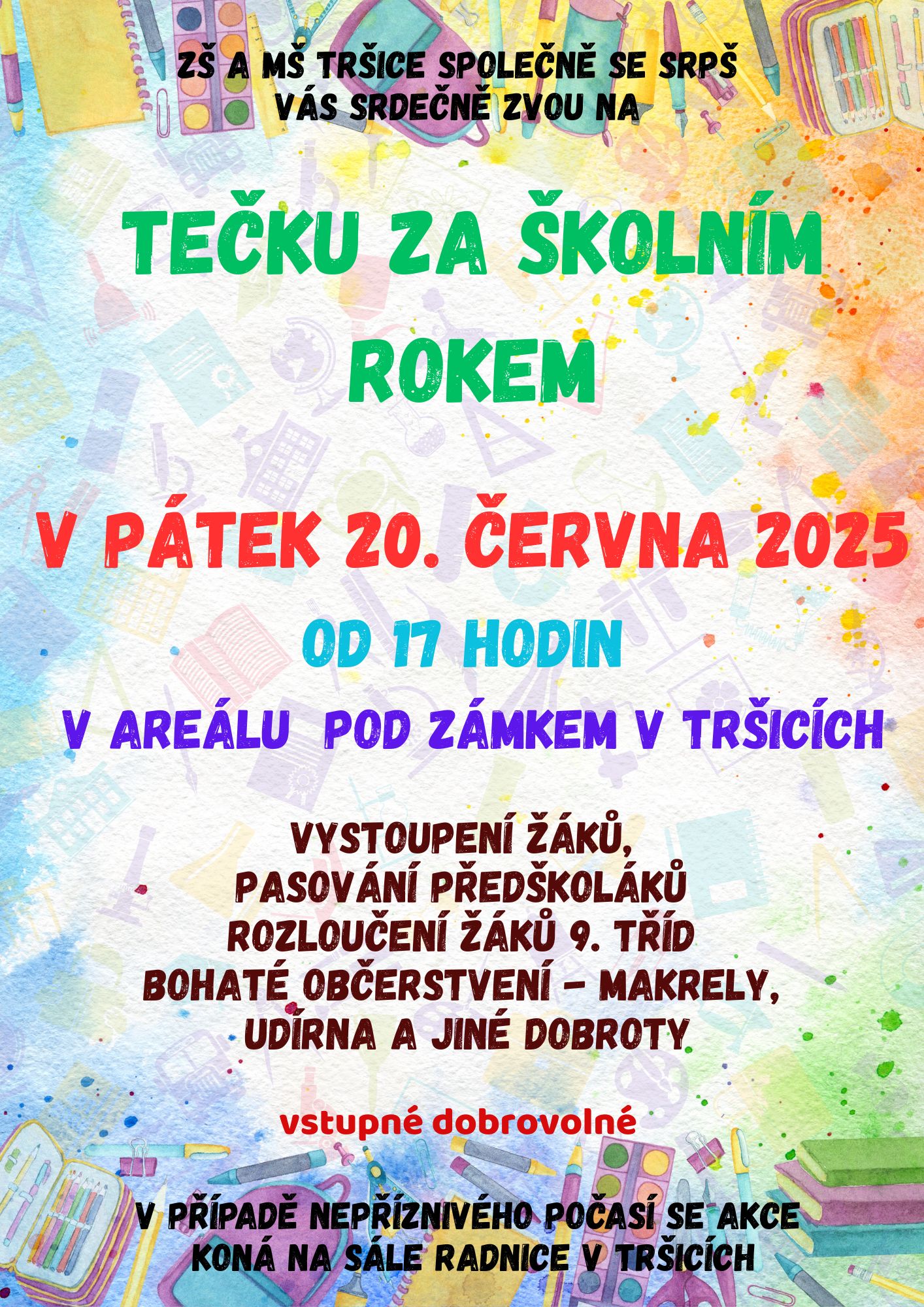 Tečka za školním rokem